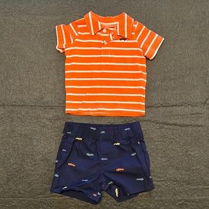 Racecar baby outfit